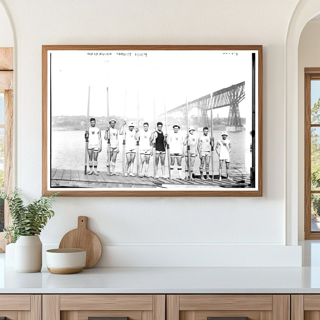 Historic 1914 Washington Varsity Rowing Crew