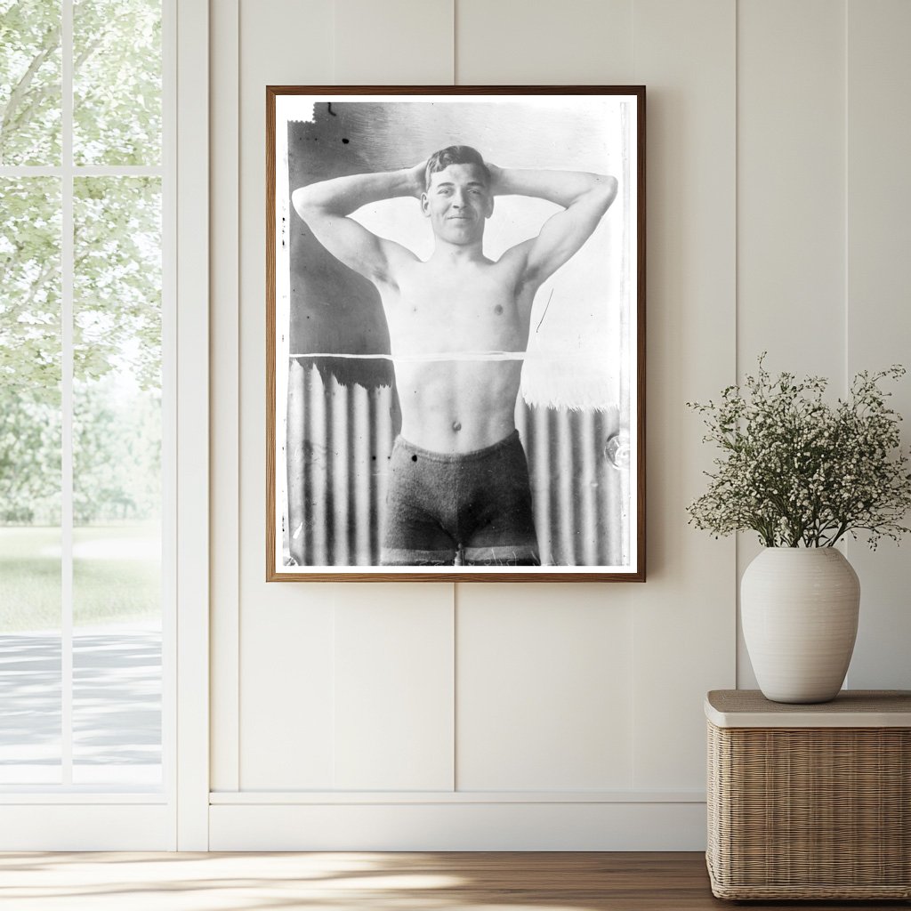 1914 Portrait of Bob Dibble: A Glimpse into History