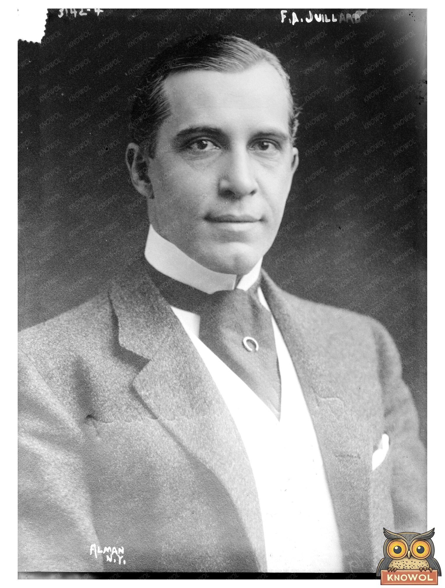 1914 Portrait of Financial Pioneer F.A. Juillard