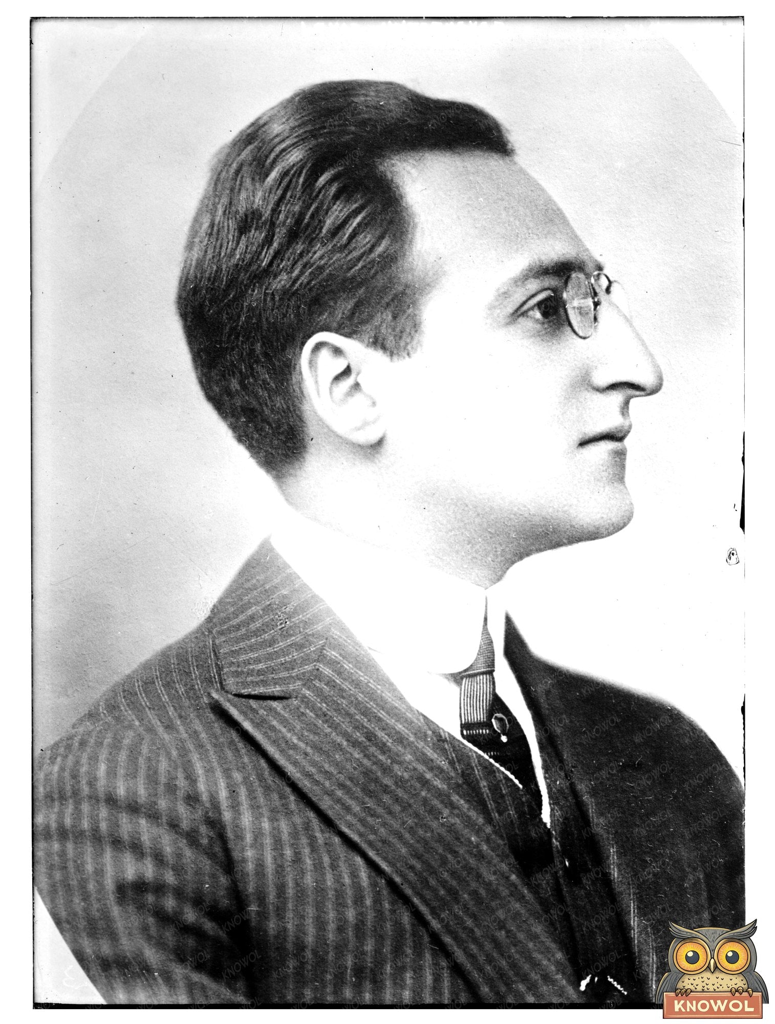 Early 20th Century Poet Untermeyer Portrait