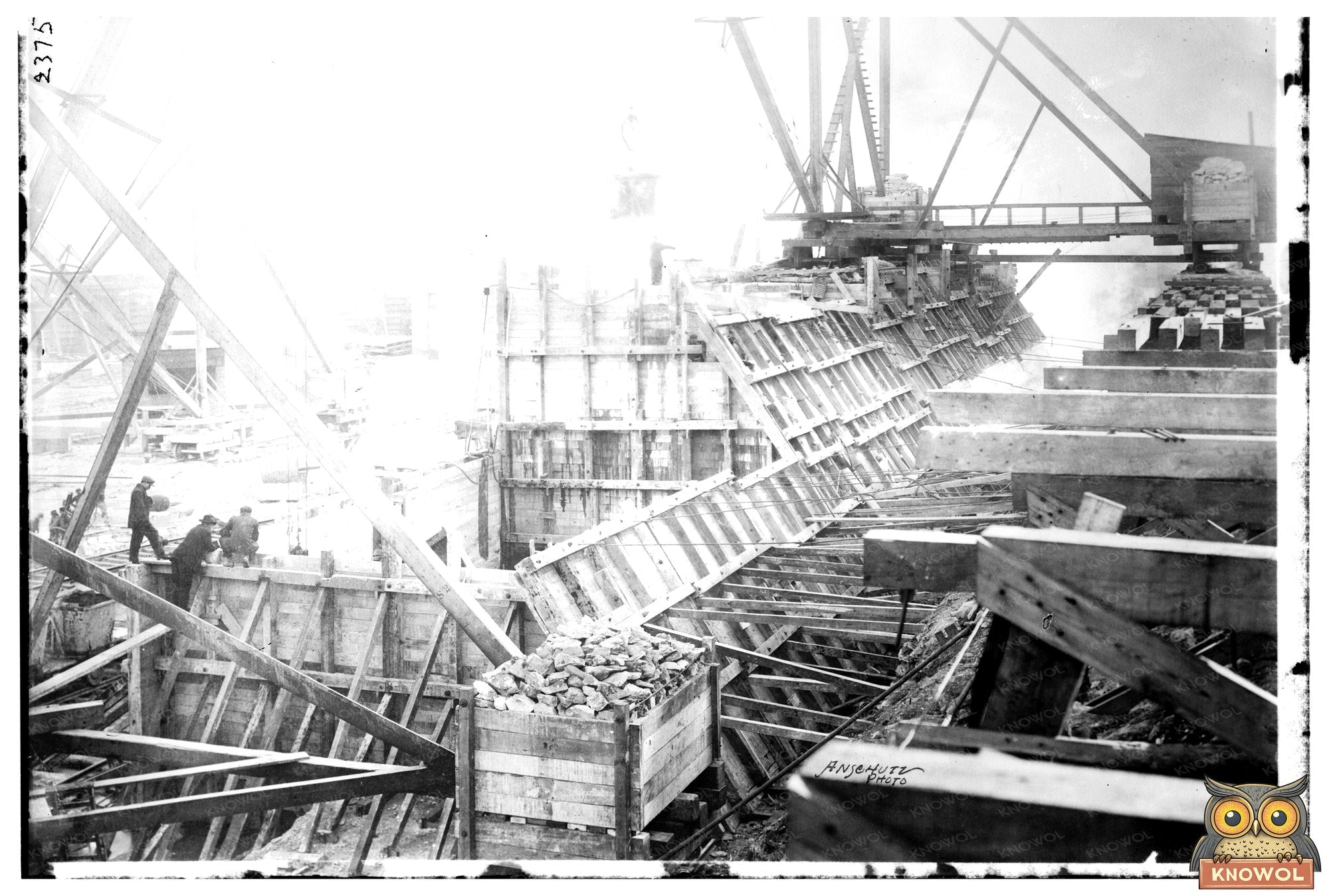 Concrete Work at Keokuks Historic Power Plant