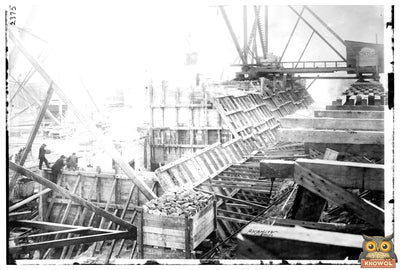 Concrete Work at Keokuks Historic Power Plant