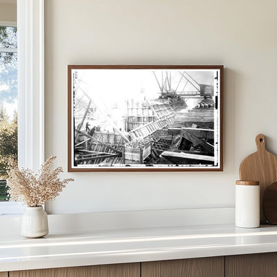 Concrete Work at Keokuks Historic Power Plant