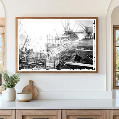 Concrete Work at Keokuks Historic Power Plant