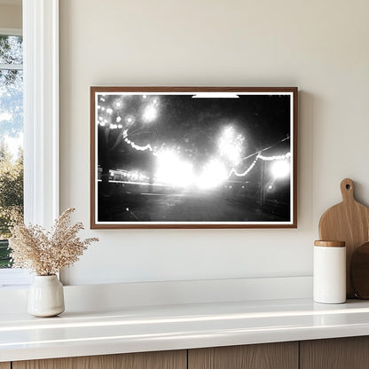 Enchanting Night View of Illuminated Riverside Drive