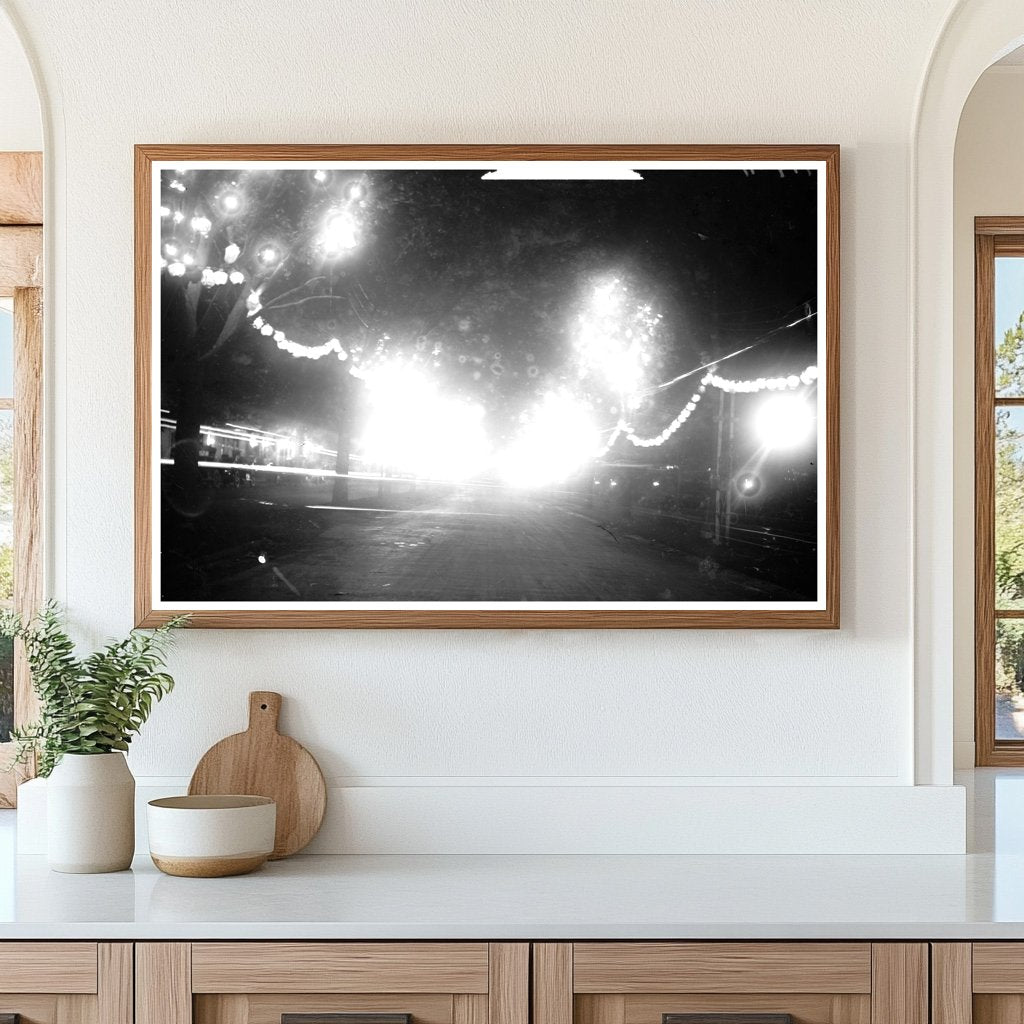 Enchanting Night View of Illuminated Riverside Drive