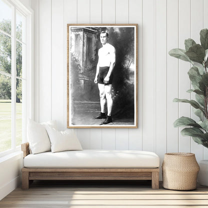 Early 20th Century Boxing Icon Portrait