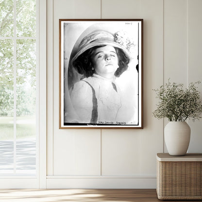 Elegant Portrait of Mrs. Louise Strang, 1908