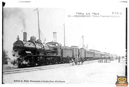 Vintage Cherbourg Train: A Glimpse of 1910s France