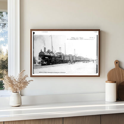 Vintage Cherbourg Train: A Glimpse of 1910s France