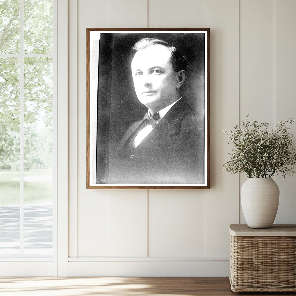 Historic Portrait of a 1914 Political Leader