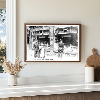 1914 Paris: Mob Ransacks German Shop Amidst War Hysteria