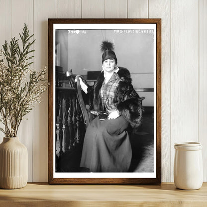 Elegant Early 20th Century Portrait of Mrs. Wheeler