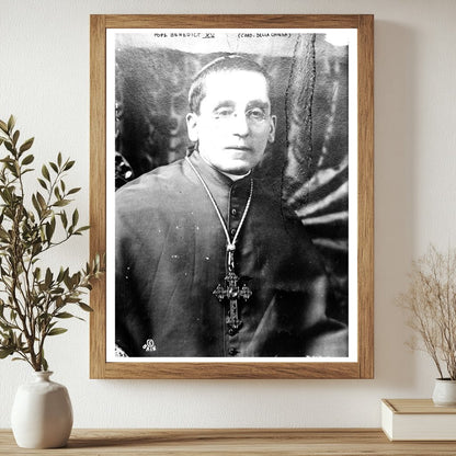 Historic Portrait of Pope Benedict XV, WWI Era
