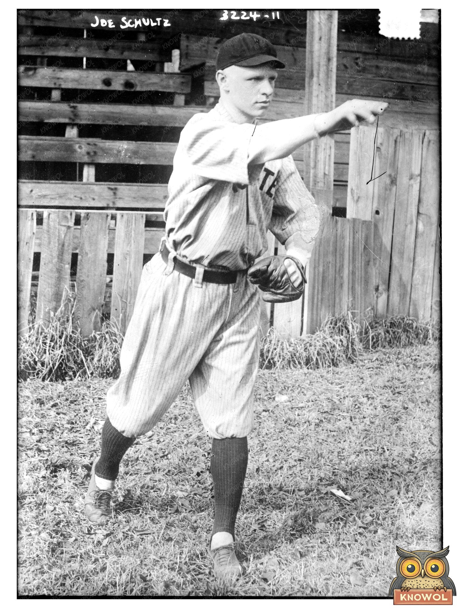 1913 Phillies Pitching Hopeful: Joe Toots Shultz