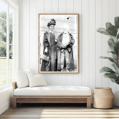 Timeless Portrait of Industrialist Carnegie and Wife