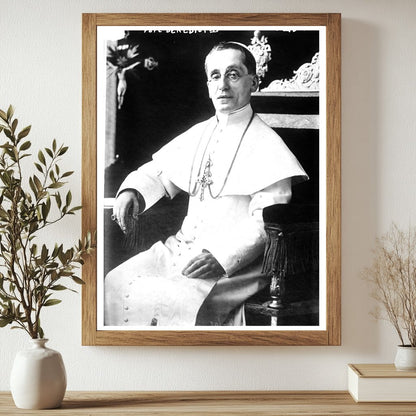 Historic Portrait of Pope Benedict XV, Circa 1910