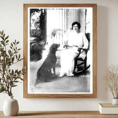 Elegant Portrait of a Trailblazing Senators Wife