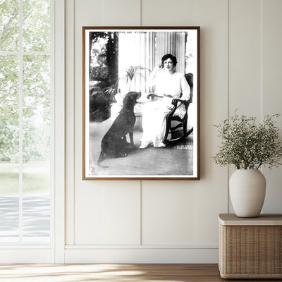 Elegant Portrait of a Trailblazing Senators Wife