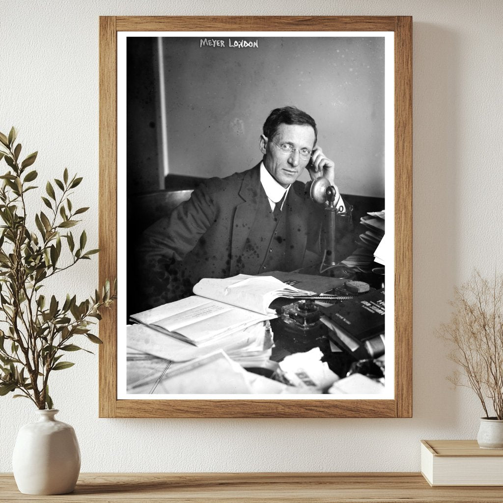 Early 20th Century Politician Meyer London Portrait