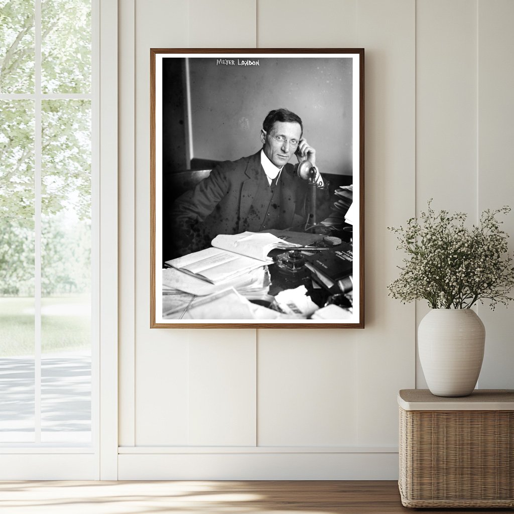 Early 20th Century Politician Meyer London Portrait