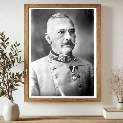 1914 Portrait of General Victor Dankl, WWI Leader