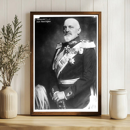 Commanding Portrait of Early 20th-Century General