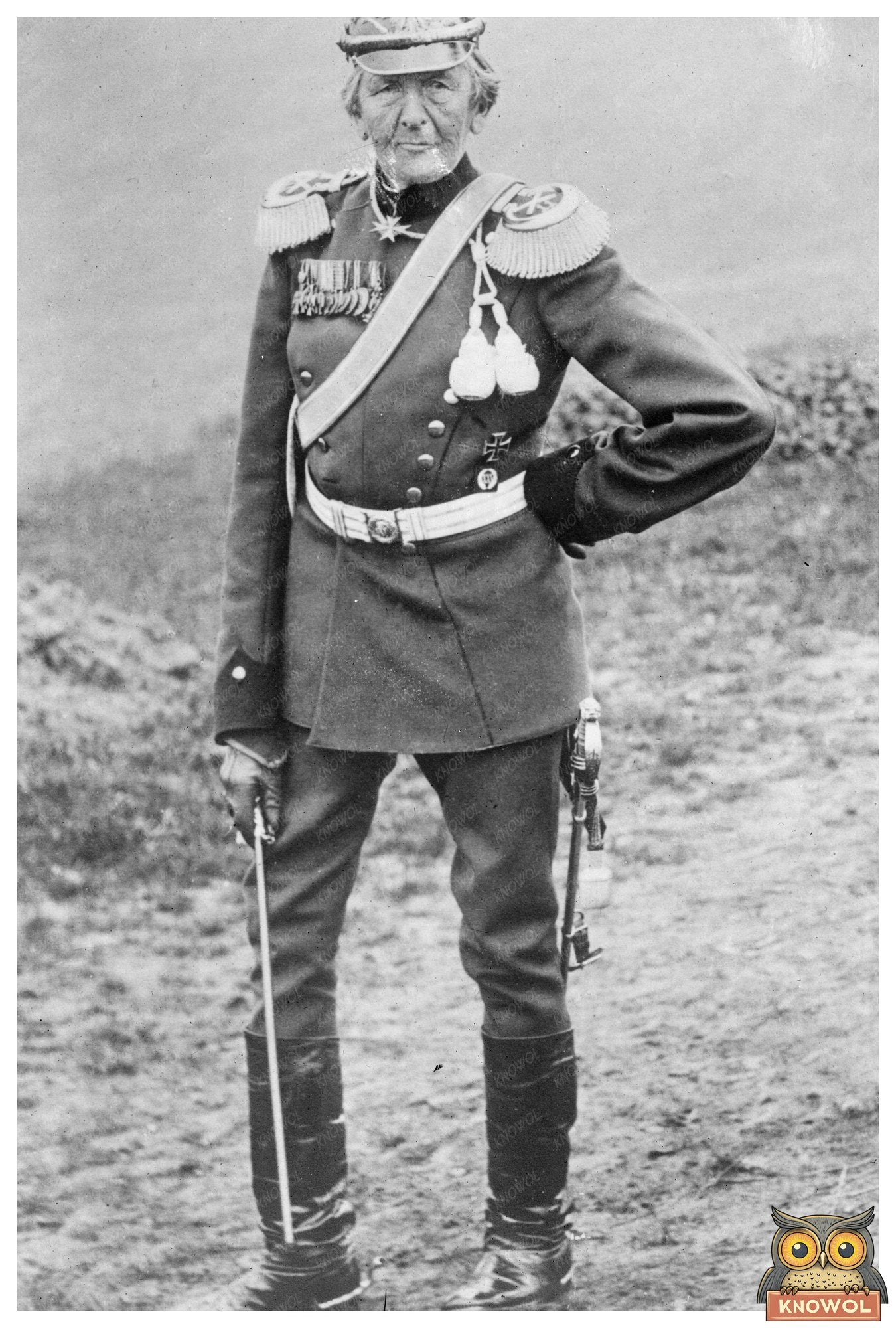 Elegant Portrait of a 1910s European Count