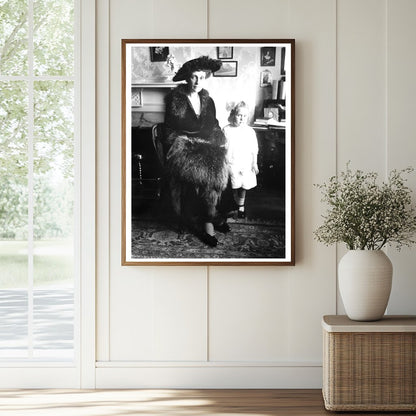 Elegant Early 20th Century Portrait of Mrs. Whitman