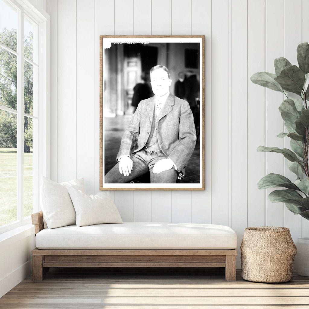1915 Portrait of Visionary Philanthropist Rockefeller