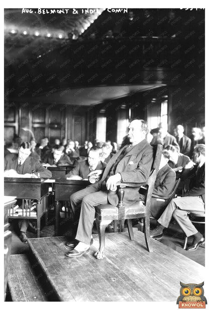 Historic 1915 Gathering of Aug. Belmont Commission