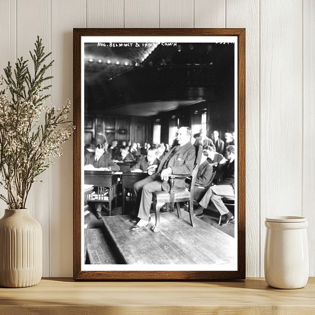 Historic 1915 Gathering of Aug. Belmont Commission