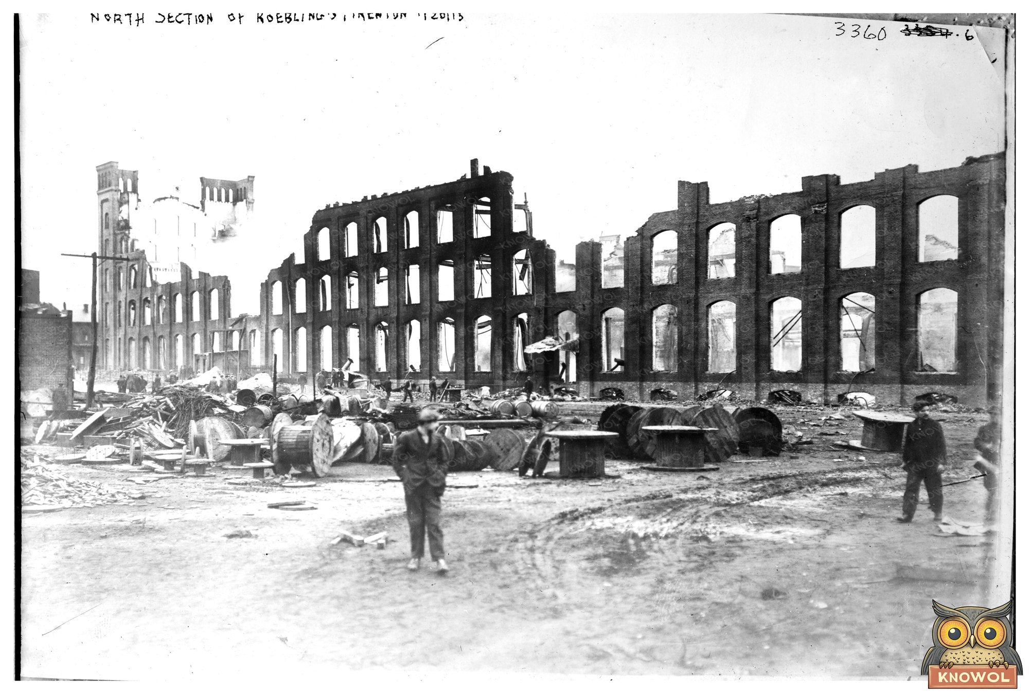 Historic North View of Trentons Roebling Bridge