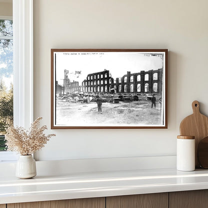 Historic North View of Trentons Roebling Bridge