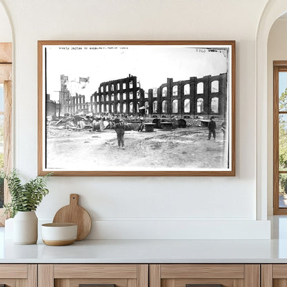 Historic North View of Trentons Roebling Bridge