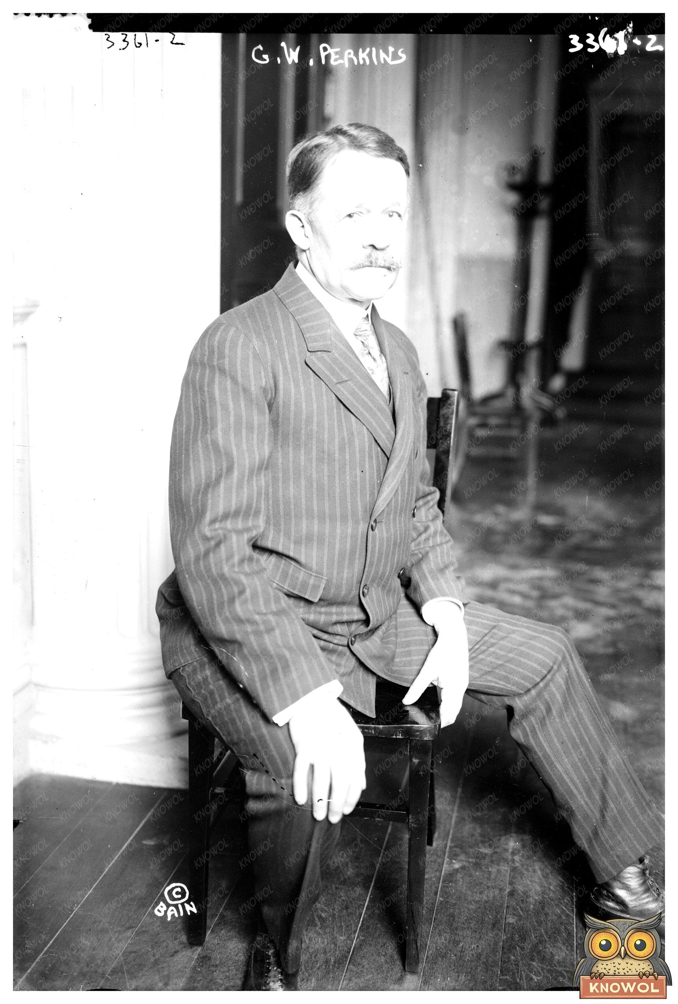 1920s Historical Portrait of a Visionary Leader