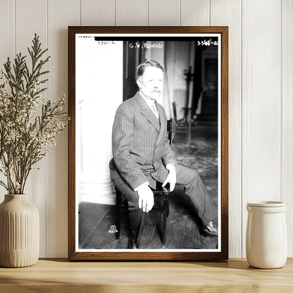 1920s Historical Portrait of a Visionary Leader