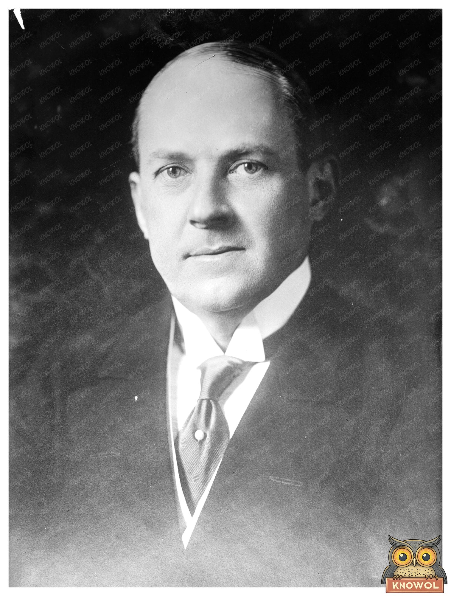 Historic Portrait of Rhode Island Governor R.L. Beeckman