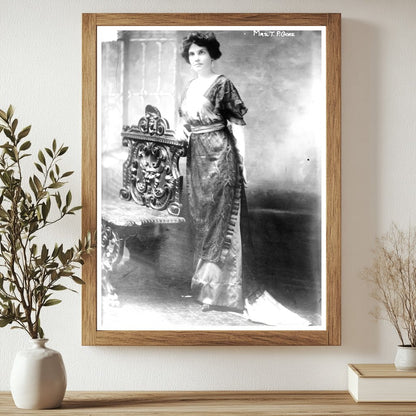 Elegant Portrait of Mrs. T.P. Gore, circa 1910
