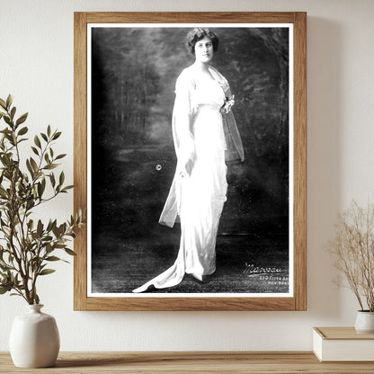 Historic (Marjorie A. Vreeland) Mrs. G.E. Von Gal Print, Vintage Art