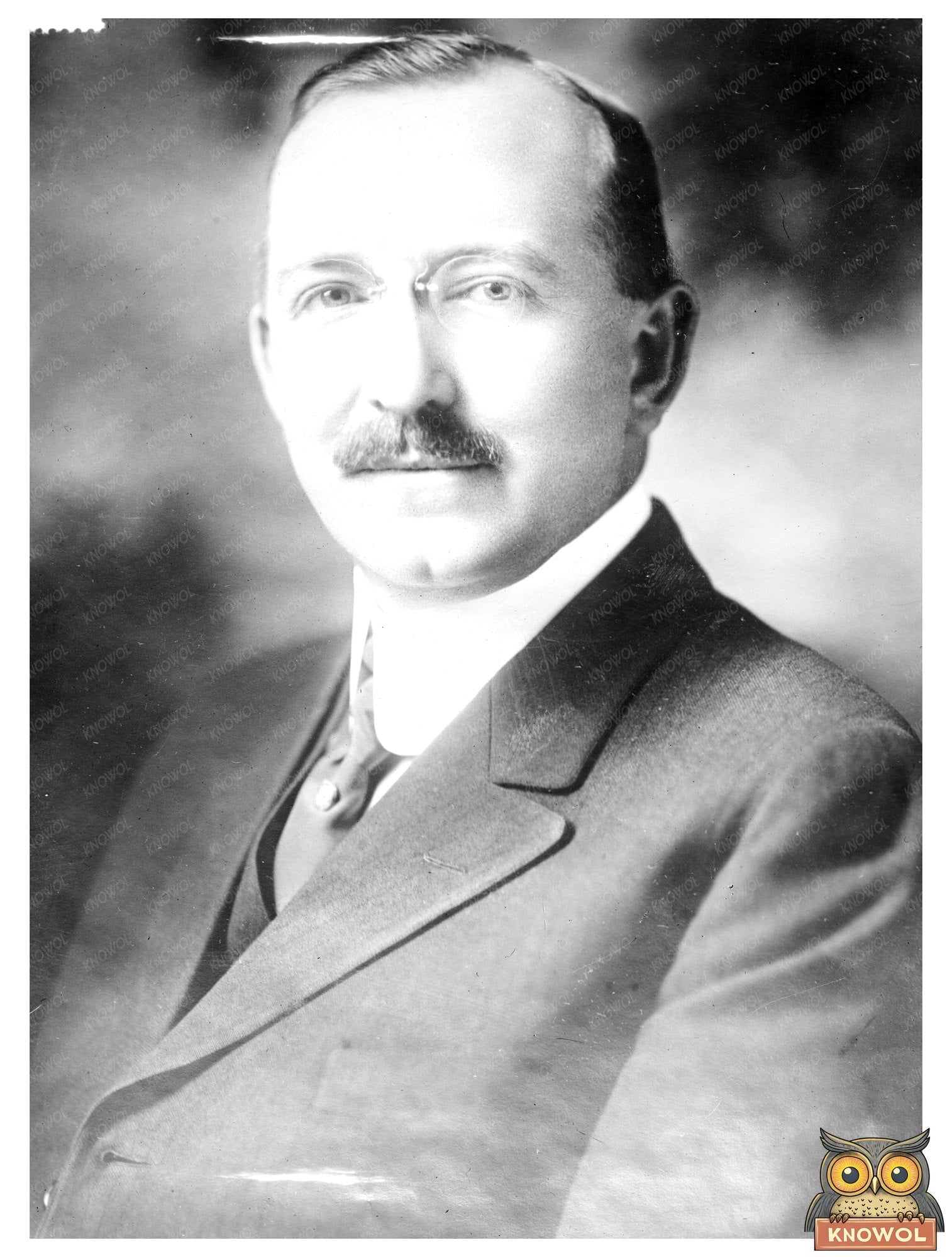 Historic Michael Liebel Jr. of Penn Print, Vintage Art
