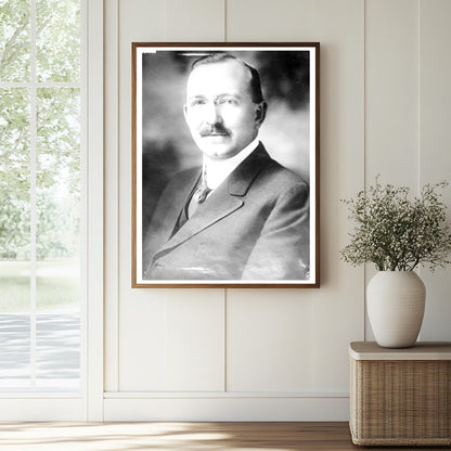 Historic Michael Liebel Jr. of Penn Print, Vintage Art