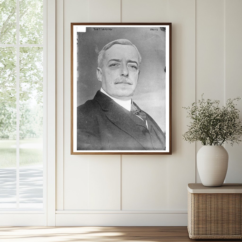 Historic Rob't Lansing Print, Vintage Art