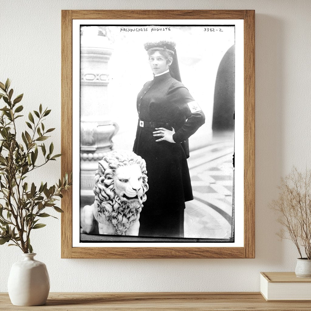 Historic Archduchess Auguste Print, Vintage Art