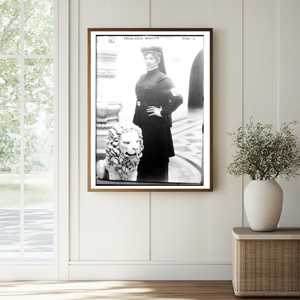 Historic Archduchess Auguste Print, Vintage Art