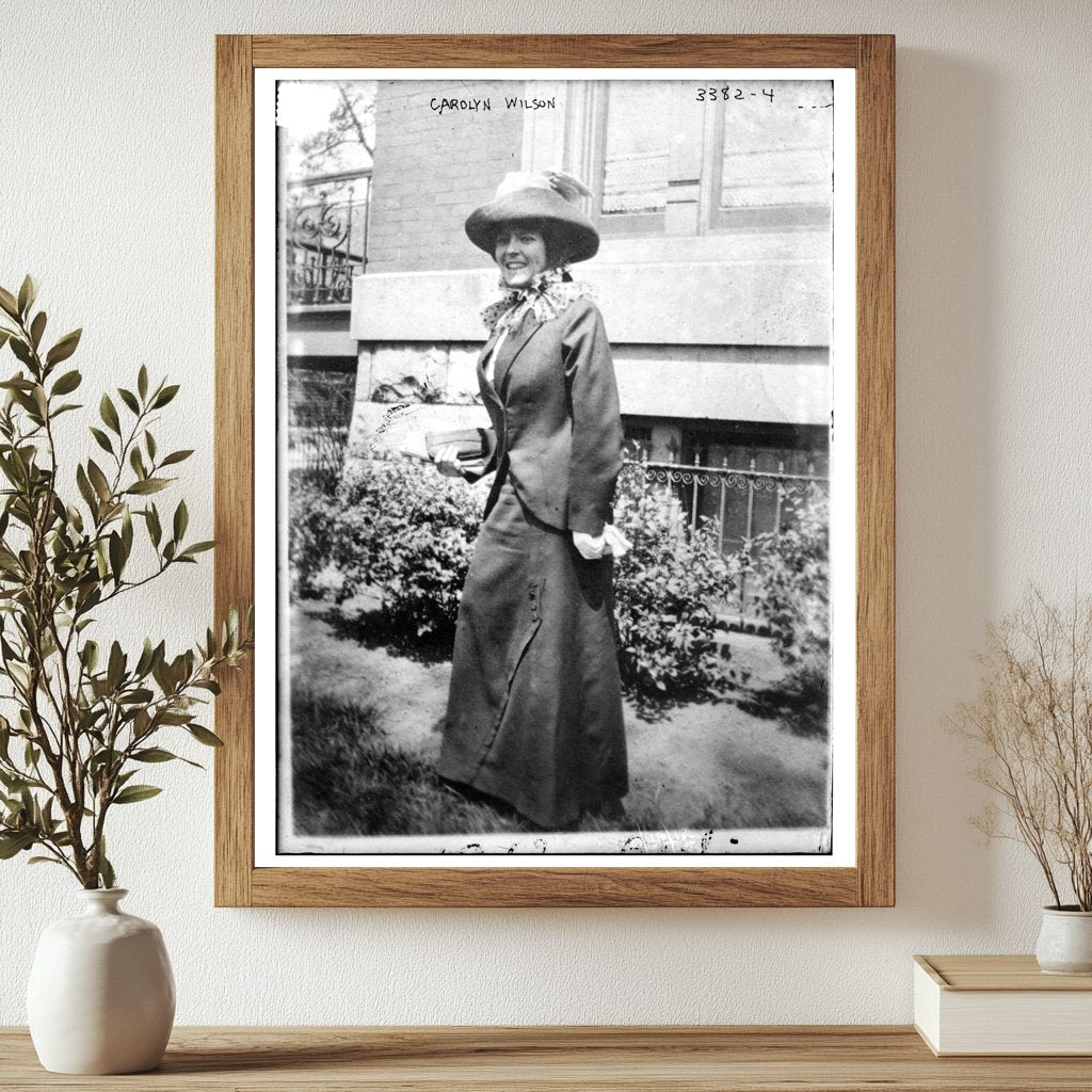 Historic Carolyn Wilson Print, Vintage Art