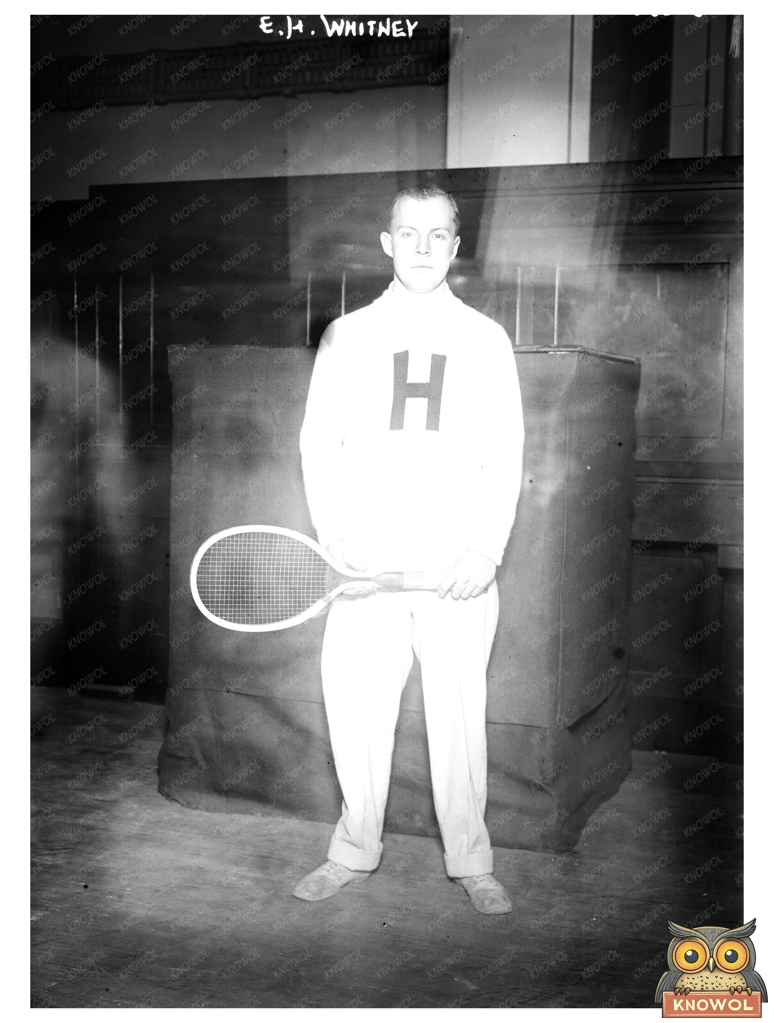 Historic E.H. Whitney, [tennis] Print, Vintage Art