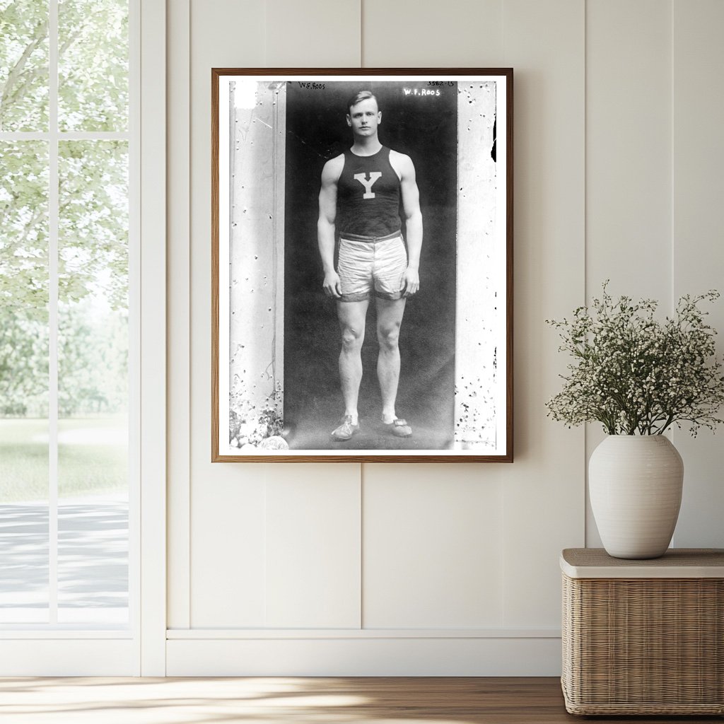 Historic W.F. Roos Print, Vintage Art