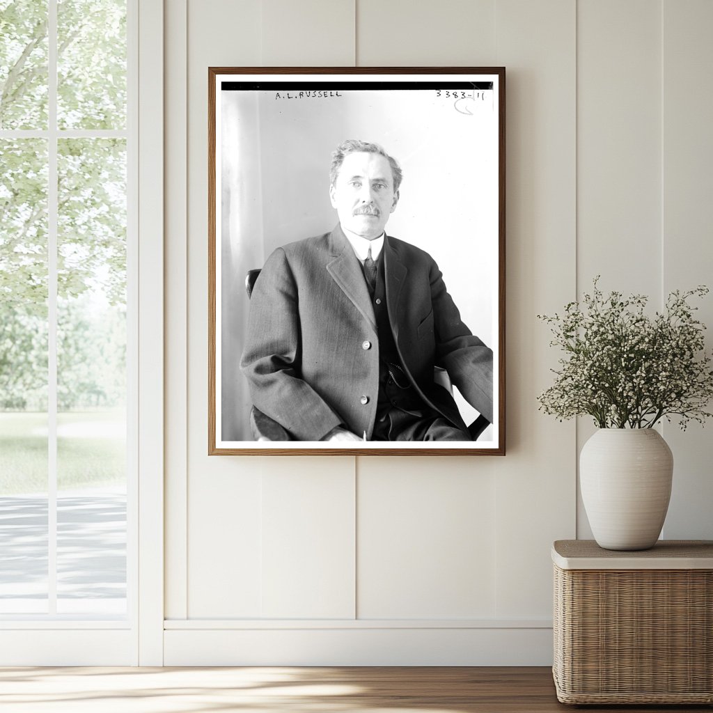 Historic A.L. Russell Print, Vintage Art