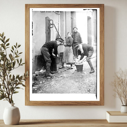 Historic Tommy Atkins at Etaples Print, Vintage Art